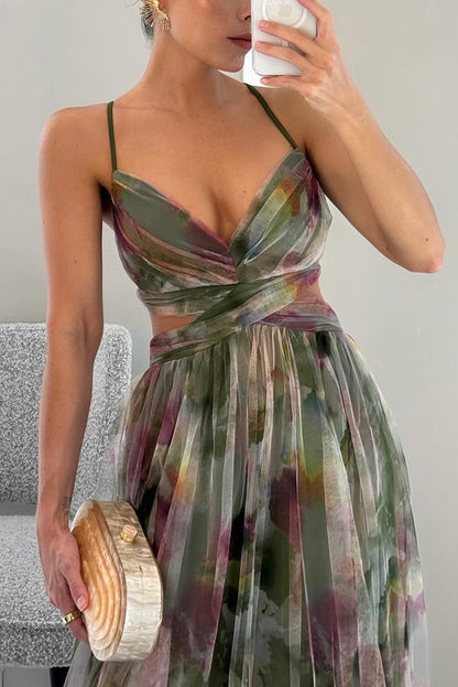 Giselle | Vestido largo floral encantador