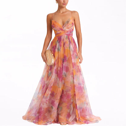 Giselle | Vestido largo floral encantador