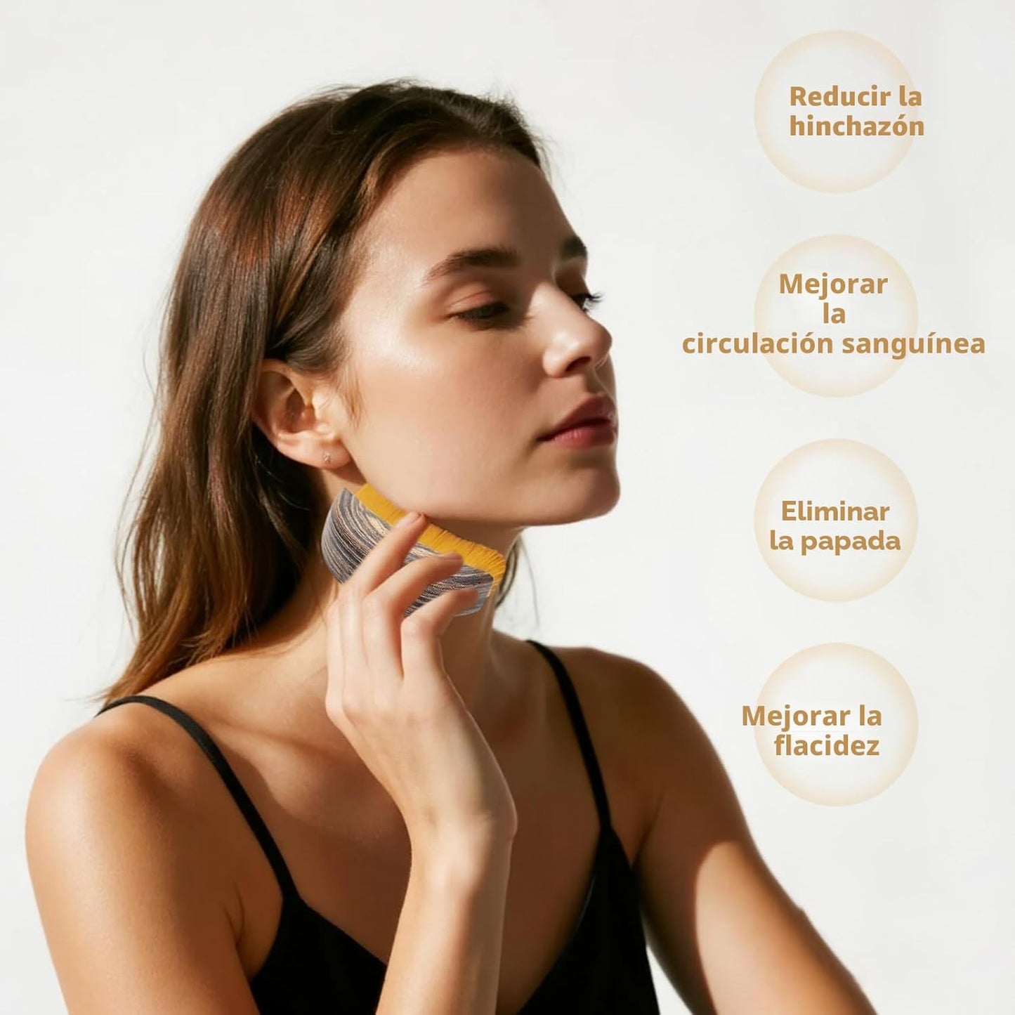 Cepillo Masajeador Facial Relajante