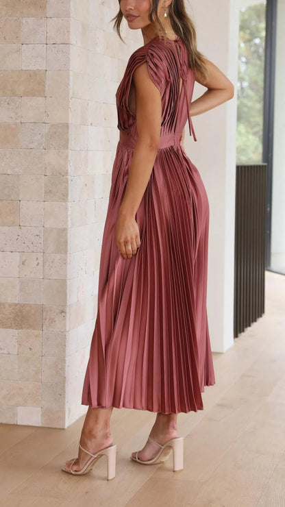 Isla | Vestido plisado de estilo elegante